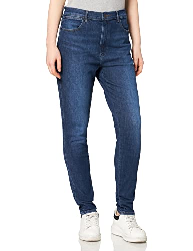 Wrangler Womens HIGH RISE SKINNY Jeans, Good News, W31 / L32 von Wrangler