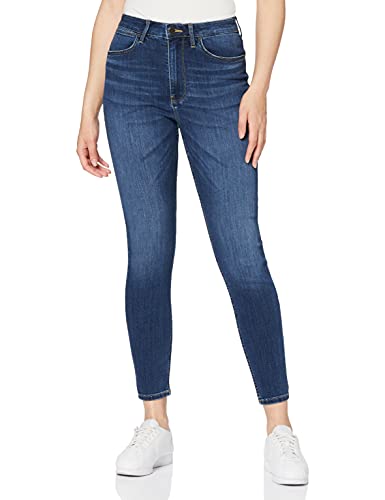 Wrangler Damen HIGH Rise Skinny Jeans, Cloud, 30W / 30L von Wrangler