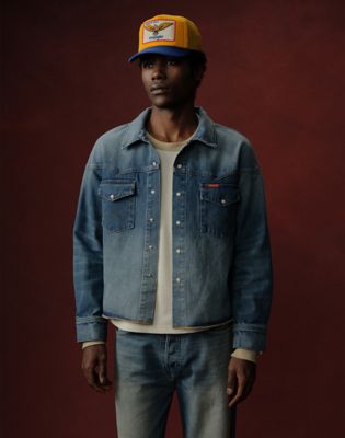 Wrangler Wrangler® x Cherry Denim Shirt Jacket Denim Größe L von Wrangler