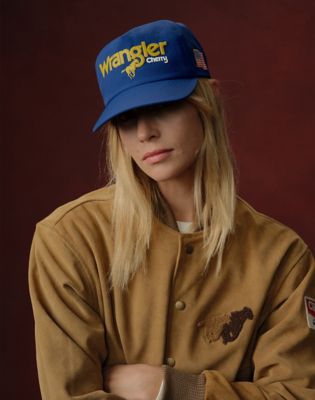 Wrangler Wrangler® x Cherry Panel Hat e Royal Blue Größe OS von Wrangler