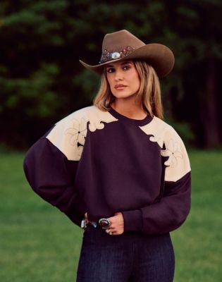 Wrangler Wrangler x Lainey Wilson Lainey Crew Neck Brown Größe XS Wrangler Wrangler x Lainey Wilson Lainey Crew Neck Brown Größe XS von Wrangler