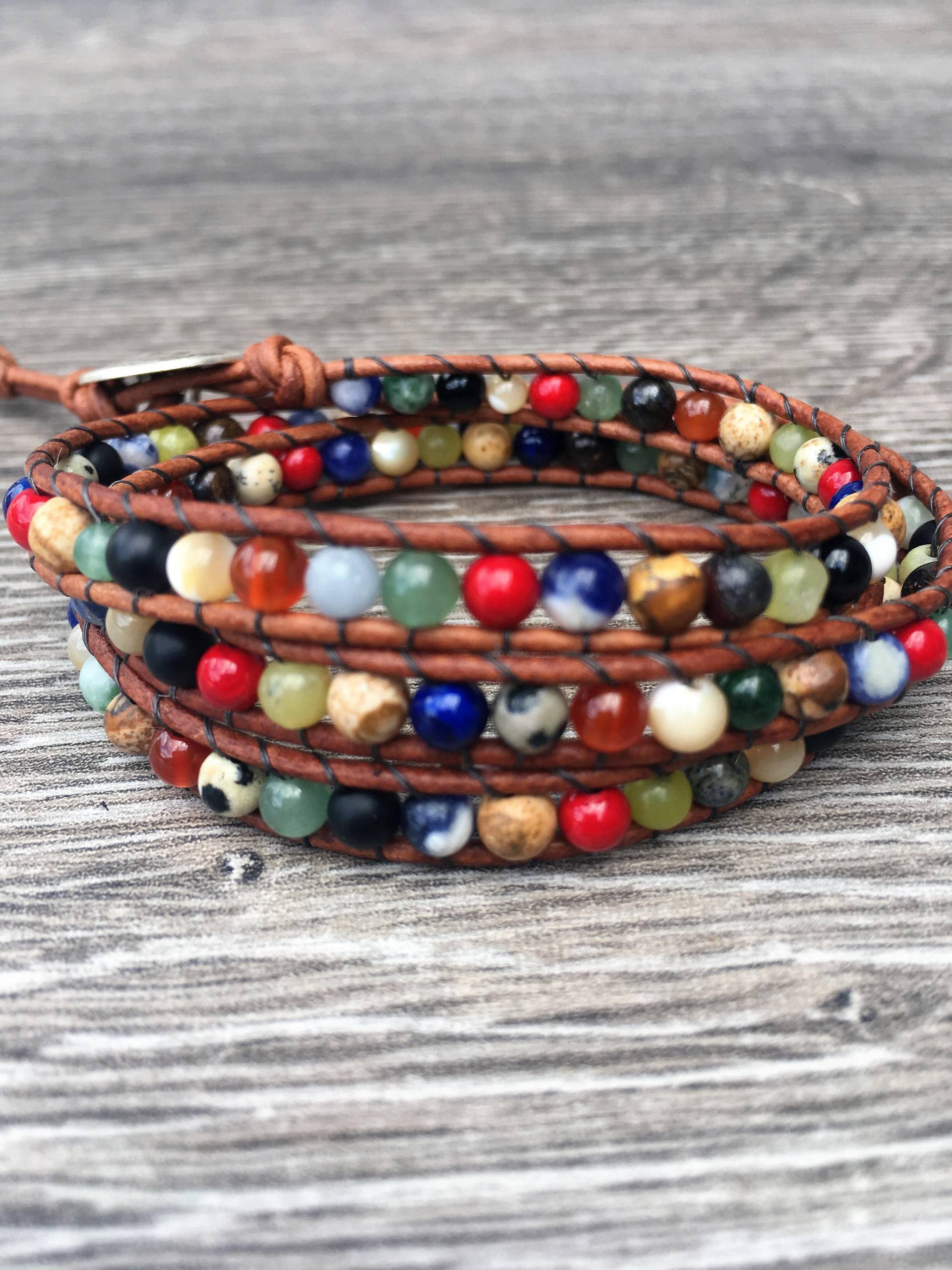 Multi Achat Medley 3-Tuch von Wrappedtowear