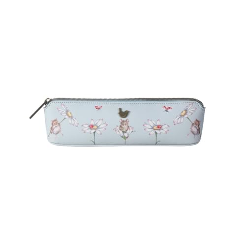 Wrendale Designs by Hannah Dale Federmäppchen ''Oops A Daisy'', himmelblau, Small Brush Bag/Pencil Case - Mouse von Wrendale Designs