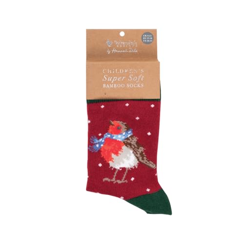 Wrendale Designs - Season's Tweetings' Robin Socks von Wrendale Designs