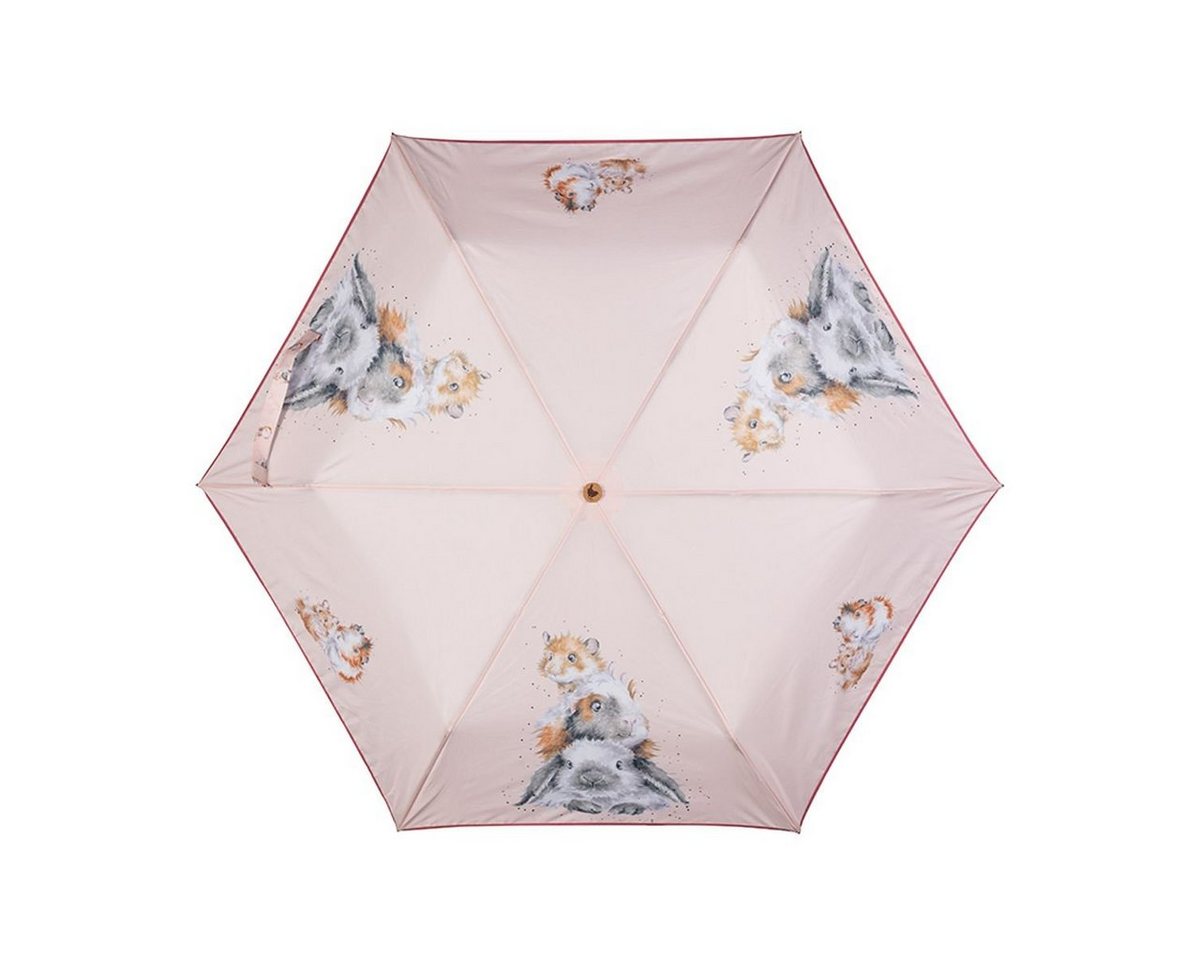 Wrendale Taschenregenschirm Wrendale Designs Taschen-Regenschirm Hase Piggy und seine Freunde von Wrendale