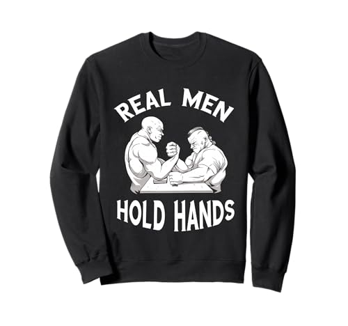 Armwrestling Echte Männer halten Händchen Armwrestling-Sport Sweatshirt Armwrestling Echte Männer halten Händchen Armwrestling-Sport Sweatshirt von Wrestler Gripped Armwrestling Sports