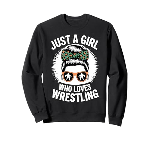 Nur EIN Mädchen, das Wrestling liebt, Wrestler, Mädchen, Kinder Sweatshirt Nur EIN Mädchen, das Wrestling liebt, Wrestler, Mädchen, Kinder Sweatshirt von Wrestling Fan Gift For Girls And Kids Love Wrestle