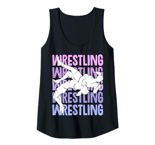 Damen Wrestler Wrestling Damen Mädchen Tank Top von Wrestling Geschenke