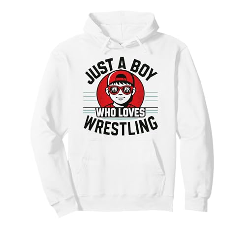 Just A Boy Who Loves Wrestling | Jungen & Kinder | Wrestler Pullover Hoodie Just A Boy Who Loves Wrestling | Jungen & Kinder | Wrestler Pullover Hoodie von Wrestling Lover & Fan Gifts for Boys & Kids V8Z