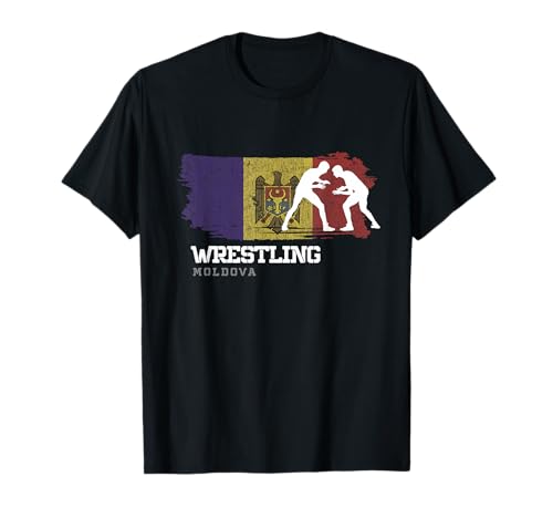 Damen Wrestling Moldawien Kampfsport Wrestling T-Shirt von Wrestling Moldova Sports