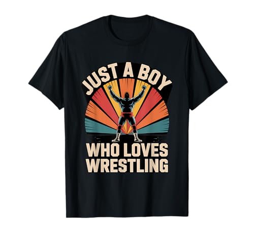 Wrestling Shirts für Jungen Just A Boy Who Loves Wrestling T-Shirt Wrestling Shirts für Jungen Just A Boy Who Loves Wrestling T-Shirt von Wrestling Shirts Wrestling Items