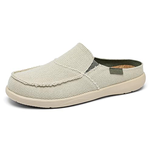 WirSSGut Herren Schuhe Casual Canvas-Außenmaterial Breathable Sneakers Leichte Freizeitschuhe Slip On Walking Freizeit Schuhe für Herren von WirSSGut