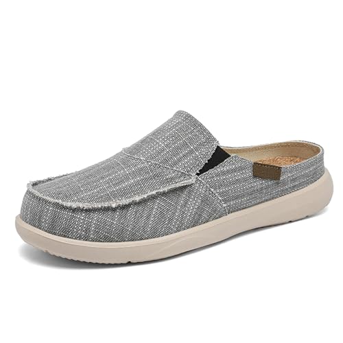 WirSSGut Herren Schuhe Casual Canvas-Außenmaterial Breathable Sneakers Leichte Freizeitschuhe Slip On Walking Freizeit Schuhe für Herren von WirSSGut