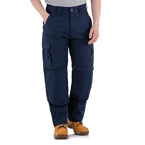 WrightFits Männer Falcon Arbeitshose Marine Cargohose von WRIGHT FITS