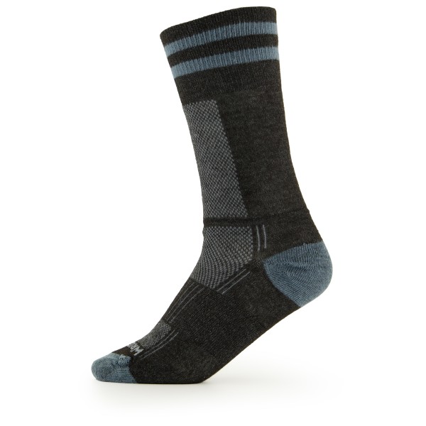 Wrightsock - Coolmesh II Crew - Wandersocken Gr S schwarz von Wrightsock
