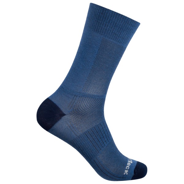 Wrightsock - Coolmesh II Crew - Wandersocken Gr XL blau von Wrightsock