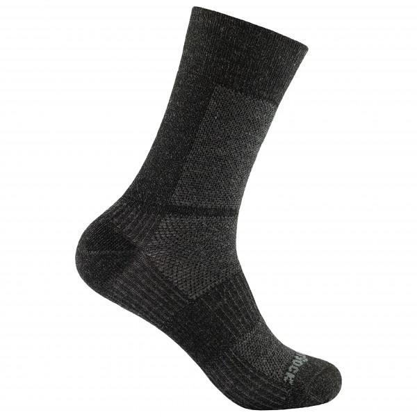 Wrightsock - Coolmesh II Merino Crew - Wandersocken Gr M schwarz von Wrightsock