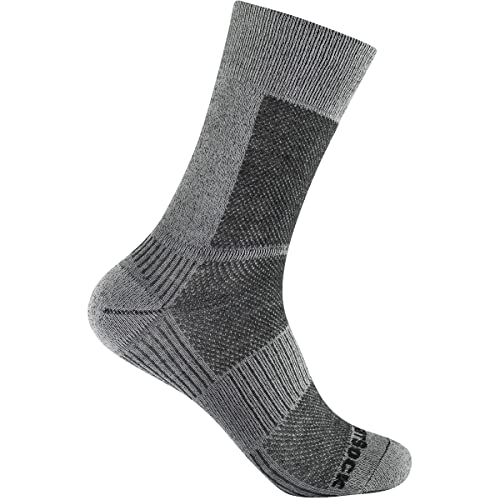 Wrightsock Coolmesh II Merino Crew grau - M von Wrightsock