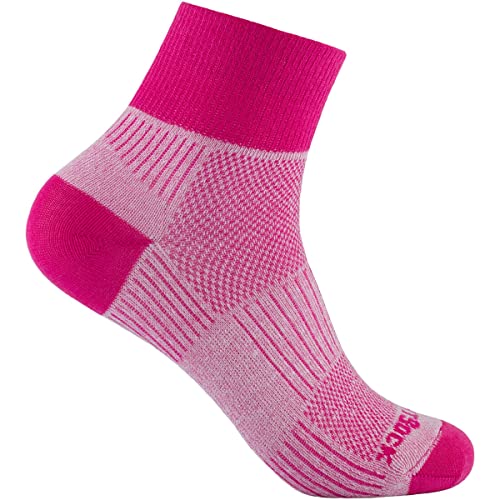 Wrightsock Coolmesh II Quarter Größe 37,5-41 (M) beet root von Wrightsock