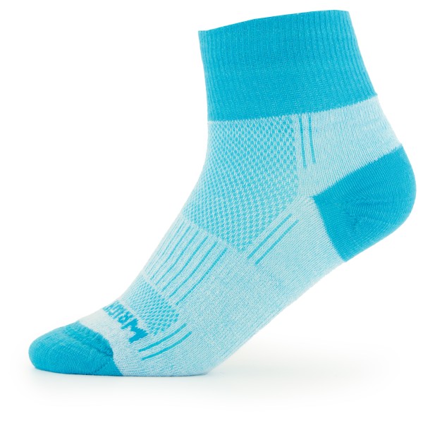 Wrightsock - Coolmesh II Quarter - Wandersocken Gr L blau Wrightsock - Coolmesh II Quarter - Wandersocken Gr L blau von Wrightsock