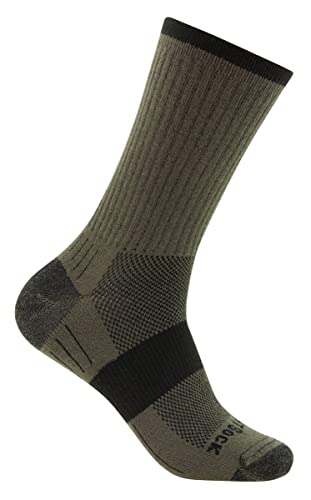 Wrightsock Profi Sportsocke, Wandersocke in olivgrün, Anti-Blasen-System, doppel-lagig, Crew lang, Gr. M Wrightsock Profi Sportsocke, Wandersocke in olivgrün, Anti-Blasen-System, doppel-lagig, Crew lang, Gr. M von Wrightsock