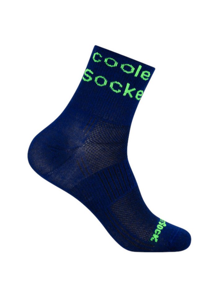 Wrightsock Sportsocken Quarter Plus Coolmesh II Motivsocken (atmungsaktiv, bequem) navyblau von Wrightsock