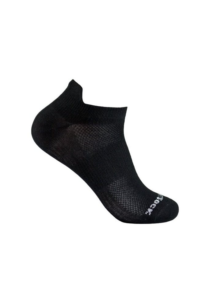 Wrightsock Sportsocken Sneaker Coolmesh II (mit Stabilisierungsfunktion) schwarz - 1 Paar von Wrightsock