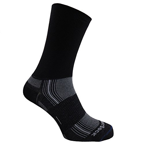 Wrightsock Stride crew black (M (37.5-41)) von Wrightsock