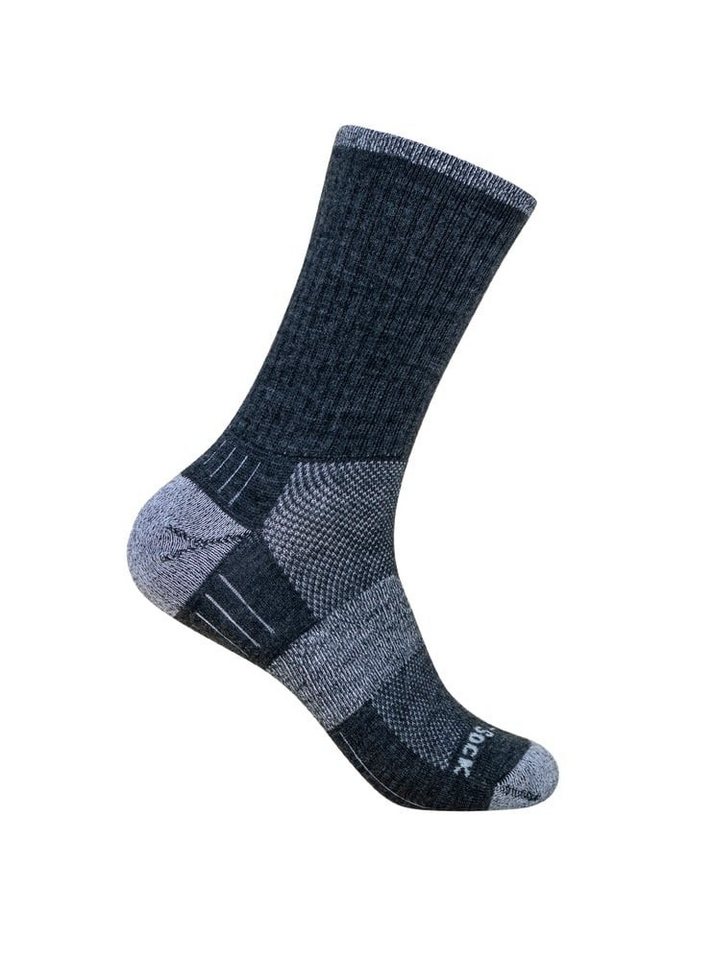 Wrightsock Wandersocken Crew Merino Escape (extra Frottee-Polsterung, mitteldick) von Wrightsock