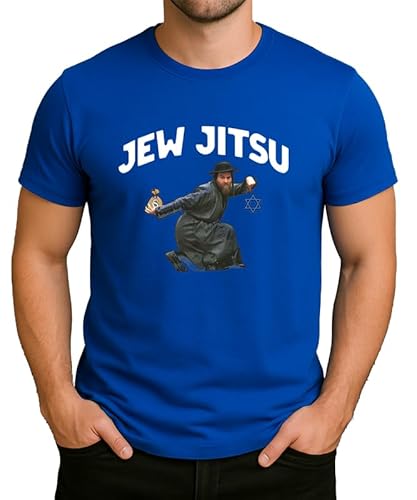 Jew Jitsu - Lustiges Meme-Design mit witzigem Spruch - Humorvolles Fun-Motiv, Meme-Fans, Spaßvögel und Menschen mit Ironie-Sinn Herren Männer T-Shirt Jew Jitsu - Lustiges Meme-Design mit witzigem Spruch - Humorvolles Fun-Motiv, Meme-Fans, Spaßvögel und Menschen mit Ironie-Sinn Herren Männer T-Shirt von WriteFusion