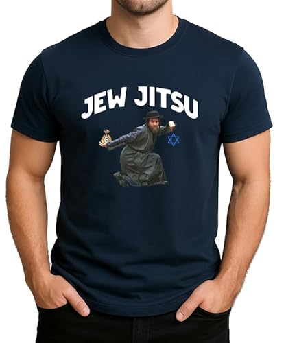 Jew Jitsu - Lustiges Meme-Design mit witzigem Spruch - Humorvolles Fun-Motiv, Meme-Fans, Spaßvögel und Menschen mit Ironie-Sinn Herren Männer T-Shirt von WriteFusion