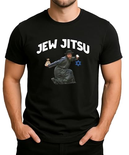 Jew Jitsu - Lustiges Meme-Design mit witzigem Spruch - Humorvolles Fun-Motiv, Meme-Fans, Spaßvögel und Menschen mit Ironie-Sinn Herren Männer T-Shirt von WriteFusion
