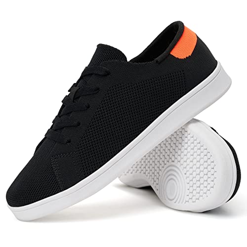 Wryweir Damen Laufschuhe Frauen Sneakers Turnschuhe Sportschuhe Schnürschuhe Wanderschuhe Leichte Bequeme Arbeitsschuhe mit weicher Sohle Mesh atmungsaktiv modisch,38 EU Schwarz von Wryweir