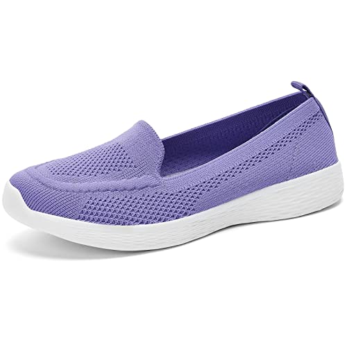 Wryweir Frauen Laufschuhe Turnschuhe Sportschuhe Sneakers Halbschuhe Loafers Slippers leicht atmungsaktive Workout Bequem Mesh Wandern,36 EU Violett von Wryweir