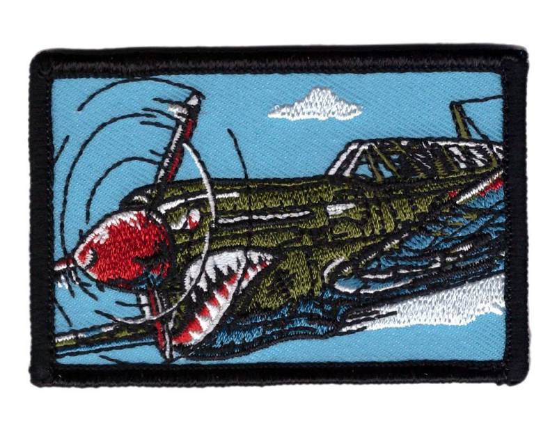 P40 Warhawk Ww2 Kampfflugzeug Aufnäher von WsbShop
