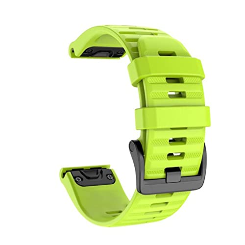 Wscebck 22 26mm Silikonarmbandband für Coros Vertix 2. Smart Watch Schnell einfach Fit Armband Gürtel Armband (Band Color : Green, Band Width : 26mm Coros VERTIX 2) von Wscebck
