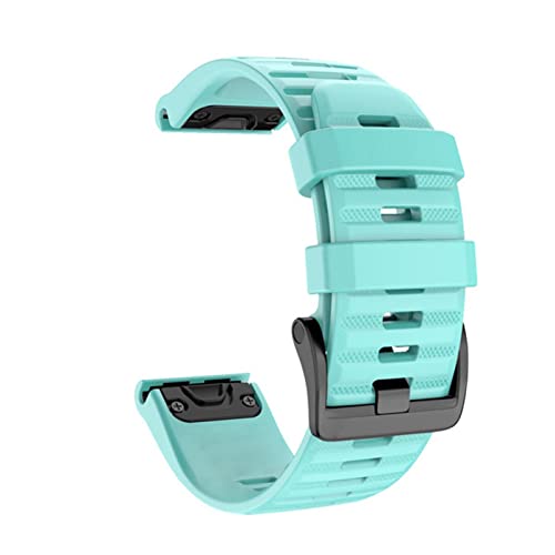 Wscebck 22 26mm Silikonarmbandband für Coros Vertix 2. Smart Watch Schnell einfach Fit Armband Gürtel Armband (Band Color : Mint Green, Band Width : 22mm Coros VERTIX) von Wscebck