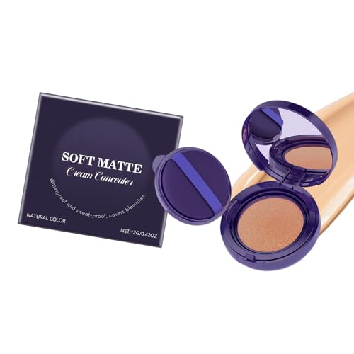 Ölfreie Concealer Kissen Kompaktes Leichte Textur Verwischt Unvollkommenheiten Ideal Für Empfindliche Oder Ölige Haut Tag Verschleiß Reisenfreundlicher Concealer Kissen von Wsdsgz