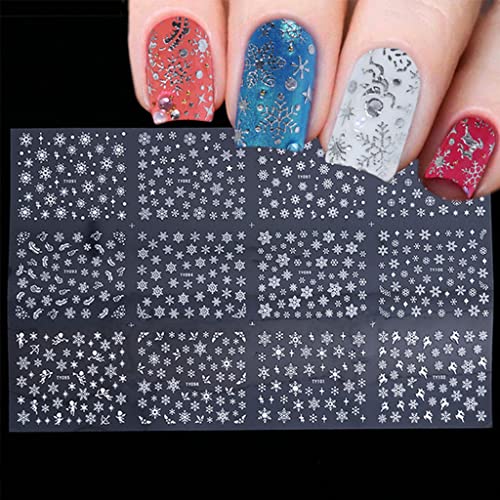 Weihnachten Art Aufkleber 3DSelbstklebende Nagelaufkleber Schneeflocken Rentier Aufkleber Maniküre Für Fingernagel Zehennagel von Wsdsgz