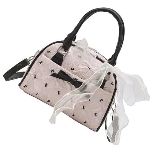 Wsdsgz Elegante Bögen Band Decors Praktischer Polyesterbeutel Mit Verstellbaren Riemen Umhängetaschen Für Frauen Freizeit Täglich Verwenden Leichte Polyester Umhängetasche von Wsdsgz