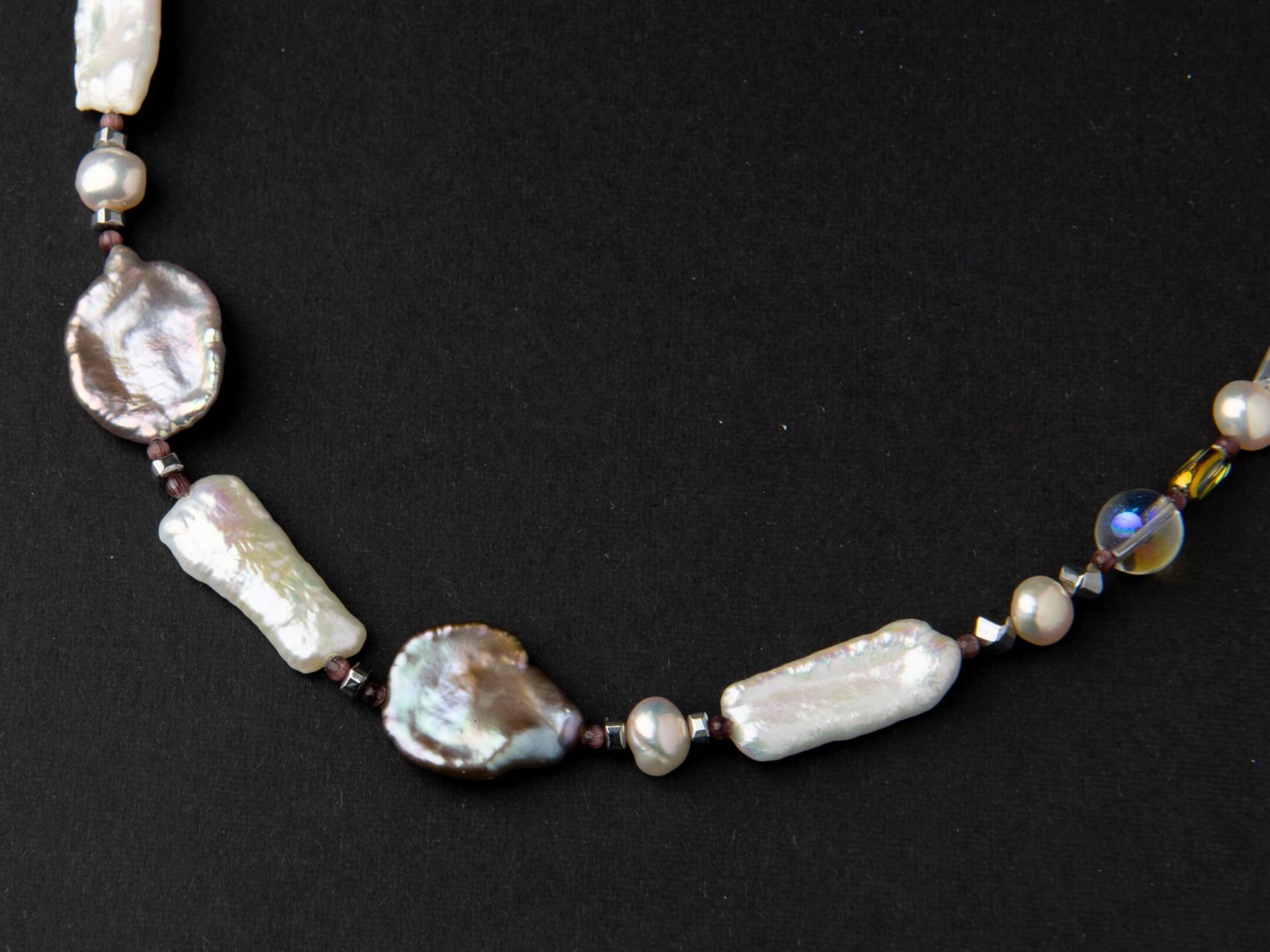Handgemachte Süßwasser Barock Perle Glas Perlen Halskette/Zierliche Bunte Schmuck Boho Trendy Geschenk Für Ihre Frauen Personalisierte Custom Handgemachte Süßwasser Barock Perle Glas Perlen Halskette/Zierliche Bunte Schmuck Boho Trendy Geschenk Für Ihre Frauen Personalisierte Custom von WstudioShop