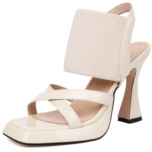 Wtharosa Ultra Hohe Stöckelsandalen Für Damen Kreuzverschlüsse Britische Leinwand Sommer Quadratische Zehen Abend Gala Schuhe Mit Bogenunterstützung,Weiß,34 EU Wtharosa Ultra Hohe Stöckelsandalen Für Damen Kreuzverschlüsse Britische Leinwand Sommer Quadratische Zehen Abend Gala Schuhe Mit Bogenunterstützung,Weiß,34 EU von Wtharosa