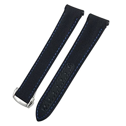 Wtukmo 19/20/21 mm Uhrenarmband mit gebogenem Ende, Nylongewebe, passend für Omega Seamaster 300 Aqua Terra 150 Uhrenarmband, 19 mm, Achat Wtukmo 19/20/21 mm Uhrenarmband mit gebogenem Ende, Nylongewebe, passend für Omega Seamaster 300 Aqua Terra 150 Uhrenarmband, 19 mm, Achat von Wtukmo
