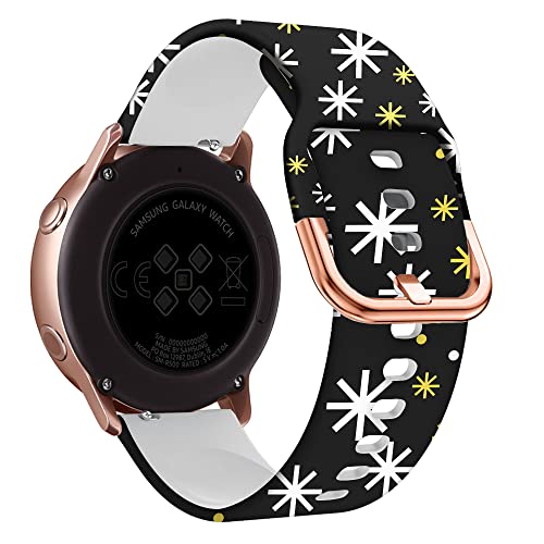 Wtukmo 20 mm bedrucktes Smartwatch-Armband für Garmin Vivoactive 3 Venu 2 SQ Venu 2 Plus Forerunner 645, 245 mm, Silikonarmband, Correa, For Vivoactive 3t-3, Achat von Wtukmo