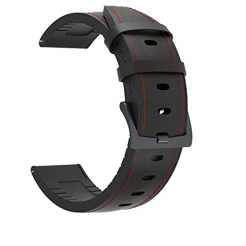 Wtukmo 20 mm modisches Leder-Uhrenarmband für Garmin Venu 2 Plus für Vivoactive 3 Music 245 645 158, Ersatz-Armband, For VENU 2 Plus, Achat von Wtukmo