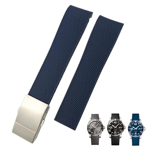 Wtukmo 21 mm Uhrenarmband für Hydroconquest L3 780 781 782 841, wasserdichtes Silikonband, 21 mm, Achat Wtukmo 21 mm Uhrenarmband für Hydroconquest L3 780 781 782 841, wasserdichtes Silikonband, 21 mm, Achat von Wtukmo