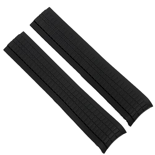 Wtukmo Aquanaut Uhrenarmband aus weichem Gummi, passend für Patek Philippe, Silikon 5164A, 5167A, 5168A, 21 mm, Faltschließe, 21 mm, Achat von Wtukmo