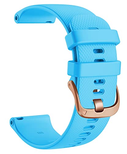 Wtukmo Silikon-Uhrenarmband für Garmin Venu 2S 2/GarminMove 3 Luxe Style/Vivoactive 3S 4S 3 4 Band Smart Watch Armband 18 20 22 mm, 18 mm, Achat von Wtukmo
