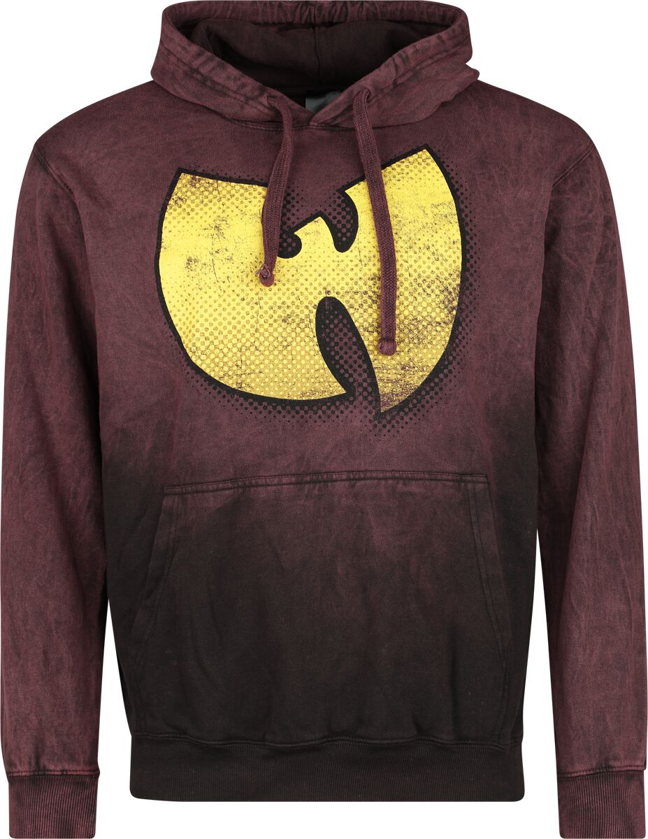 Wu-Tang Clan Kapuzenpullover - Logo - S bis XXL - für Männer - Größe L - dunkelrot  - Lizenziertes Merchandise! von Wu-Tang Clan