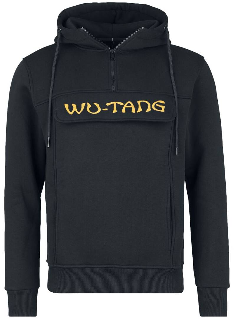 Wu-Tang Clan Logo Kapuzenpullover schwarz in XXL von Wu-Tang Clan